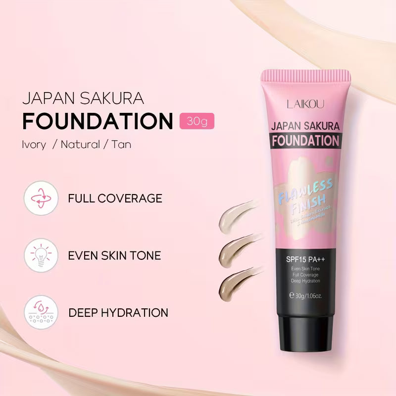 Japan Sakura Foundation – Flawless Finish (#320 Tan)