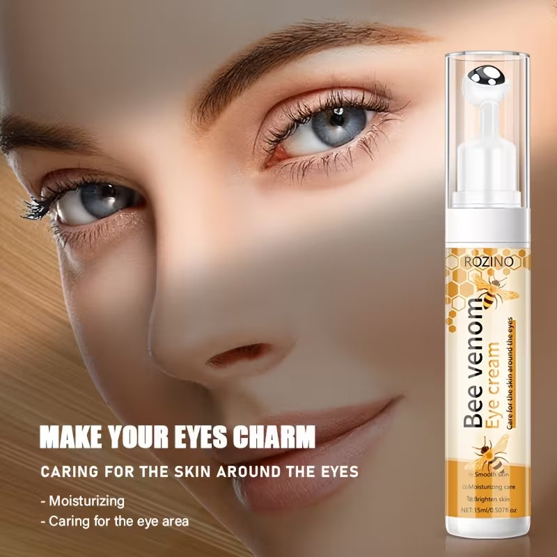 Bee Venom Eye Cream – Firms, Brightens & Moisturises with 360° Roller