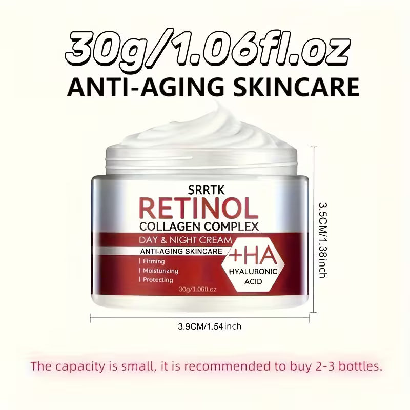 Retinol Collagen Complex Day & Night Cream – Anti-Ageing with Hyaluronic Acid