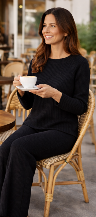 Knitted lounge outfit set
