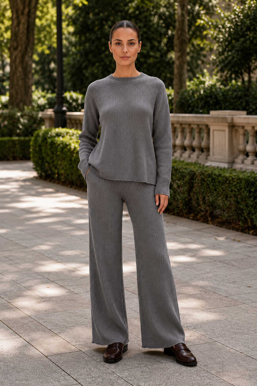 Knitted lounge outfit set