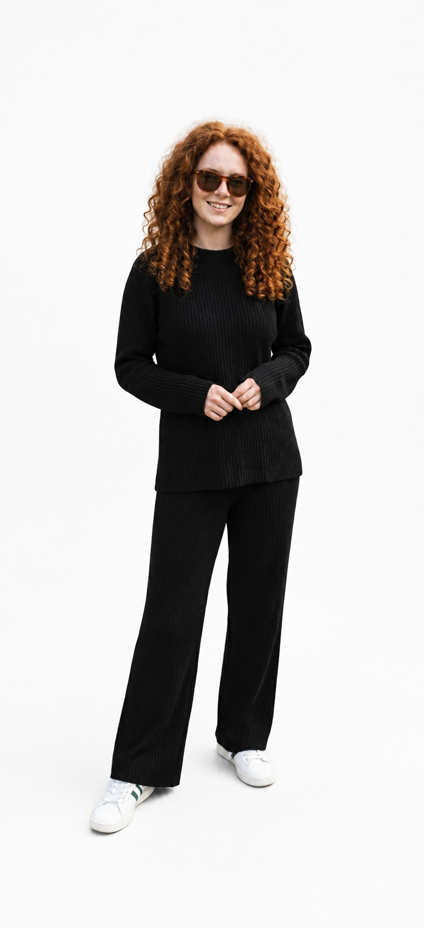 Knitted lounge outfit set
