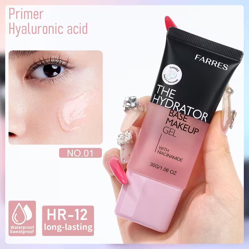 The Hydrator Base Makeup Gel Primer – Hyaluronic Acid & Niacinamide No.01