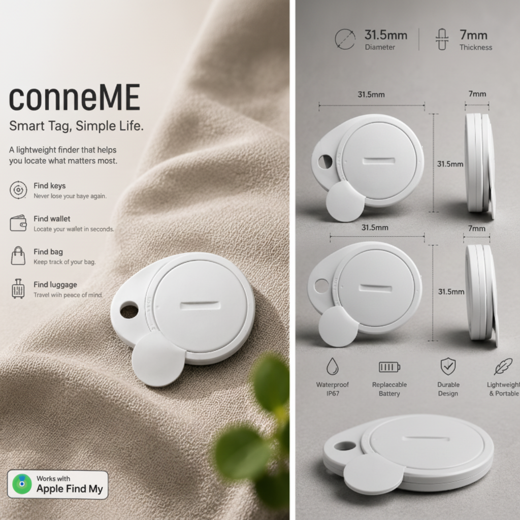 conneME Smart Tag Lifestyle