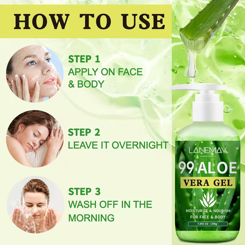99% Aloe Vera Gel – Moisturise & Nourish for Face & Body
