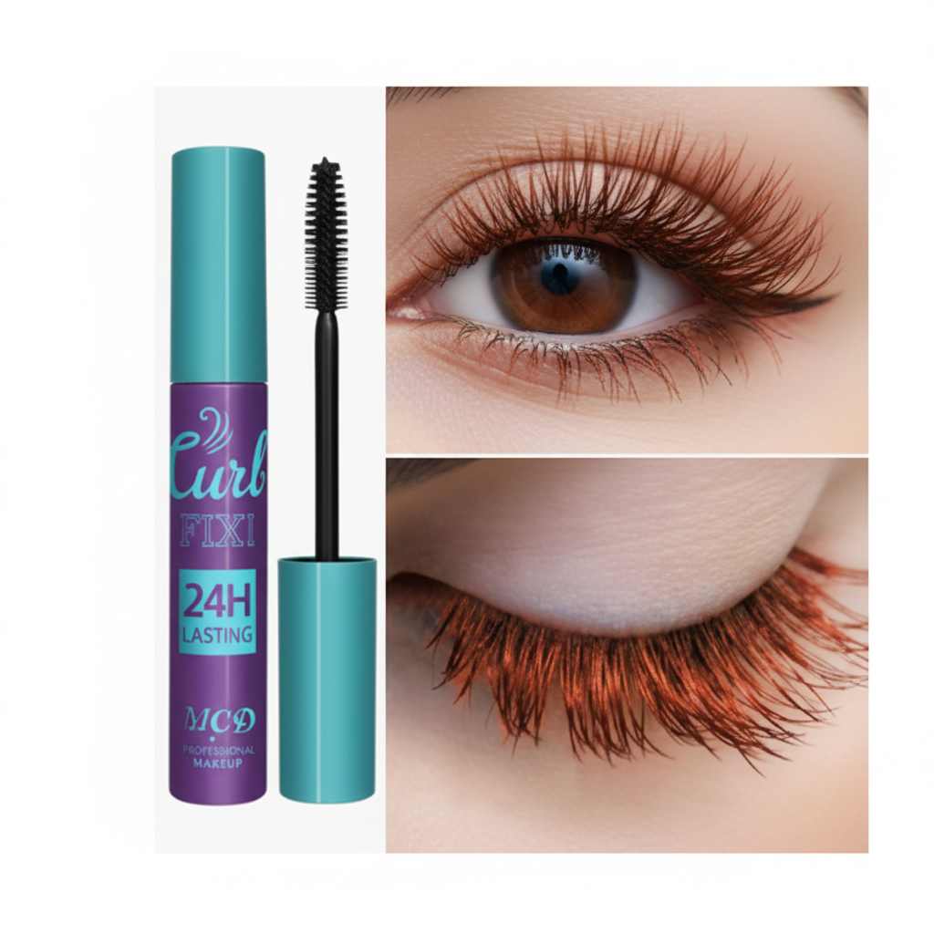 MCD Curl Fix Copper Brown Mascara N5 studio hero shot