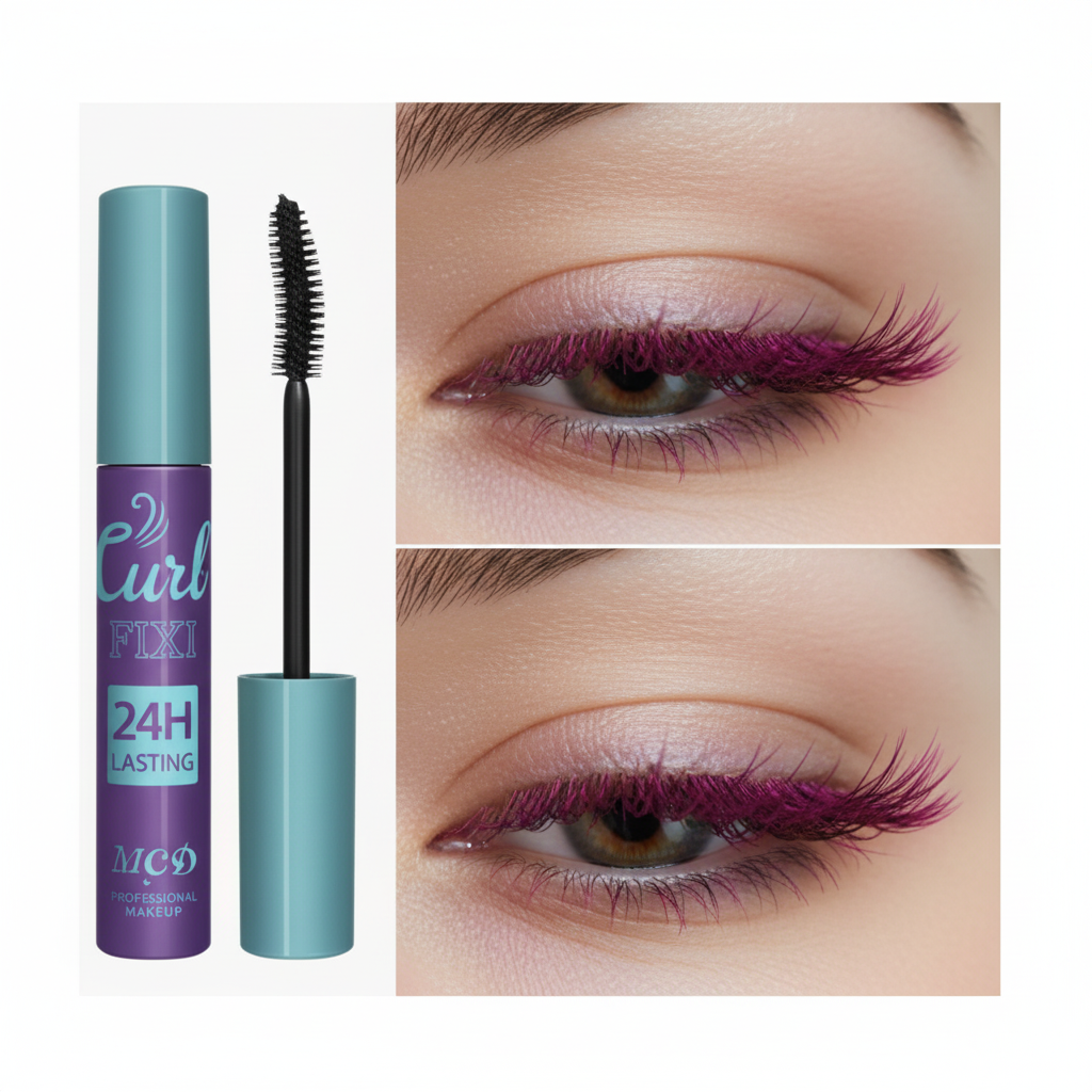 MCD Curl Fix Pink Magenta Mascara N10 studio hero shot