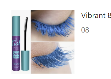 Curl Fix Coloured Mascara – Steel Blue (N8)
