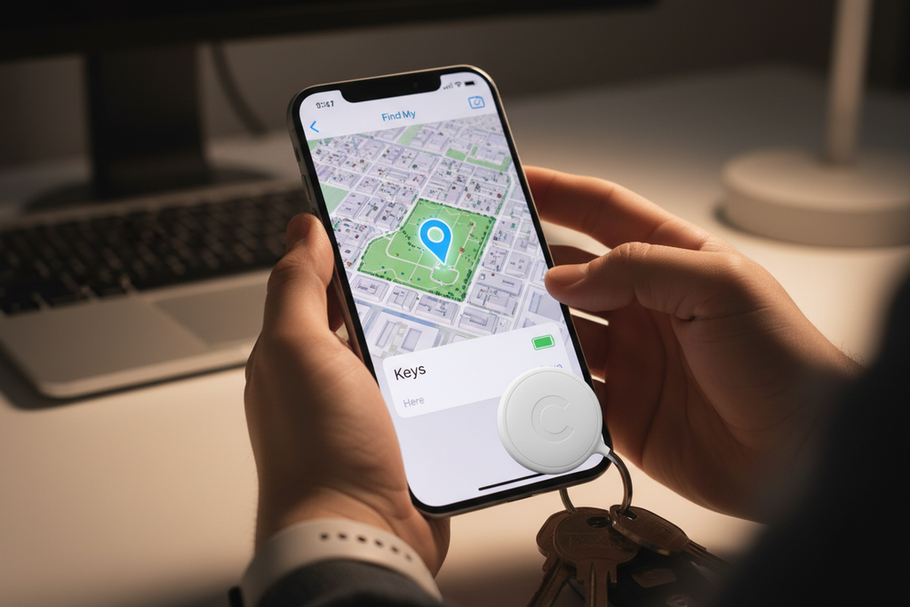 Scene 2 - Find My app with ConneME tag